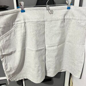 Tribal gray speckled skort